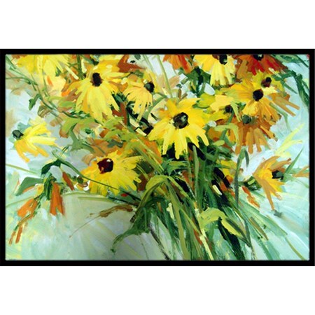 Carolines Treasures Wildflower Bouquet Flowers Indoor and Outdoor Mat- 24 x 36 in. PJC1109JMAT